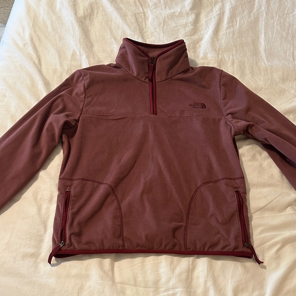 The North Face Women’s Maroon Zip-Up Sweater